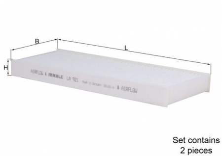 Filtre habitaclu - Filtru habitaclu KNECHT LA921/S