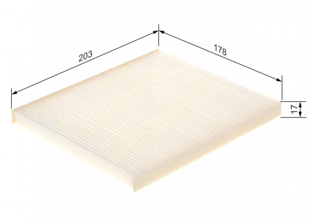 Filtre habitaclu - Filtru habitaclu BOSCH 1987432106