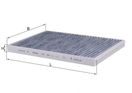FILTRARE - Filtru habitaclu KNECHT cu carbon activ LAK594