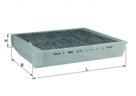 Filtru habitaclu KNECHT cu carbon activ LAK54 [1]