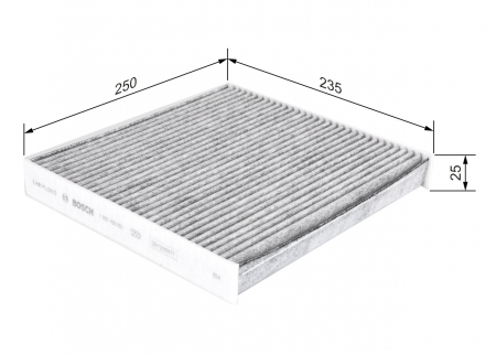 Filtru habitaclu BOSCH cu carbon activ 1987435551 [1]
