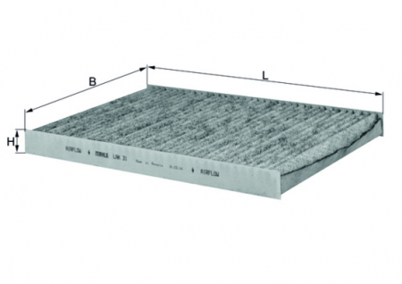 Filtre habitaclu - Filtru habitaclu KNECHT cu carbon activ LAK31