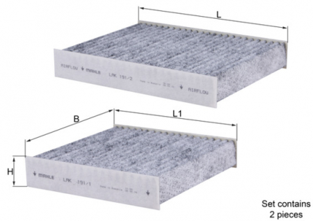 Filtre habitaclu - Filtru habitaclu KNECHT cu carbon activ LAK191/S