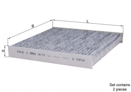 Filtru habitaclu KNECHT cu carbon activ LAK216 [1]