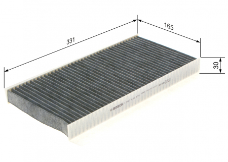 Filtru Habitaclu BOSCH cu carbon activ 1987432376 [2]