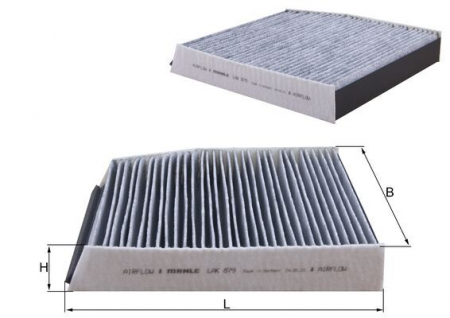 Filtre habitaclu - Filtru habitaclu KNECHT cu carbon activ LAK879