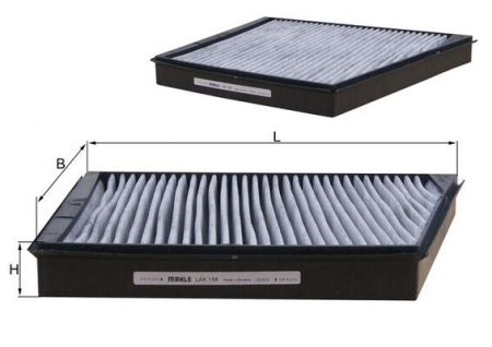 Filtre habitaclu - Filtru habitaclu KNECHT cu carbon activ LAK156