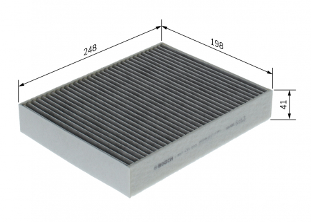 Filtru Habitaclu BOSCH cu carbon activ 1987435503 [4]