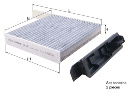 Filtre habitaclu - Filtru habitaclu KNECHT cu carbon activ LAK230