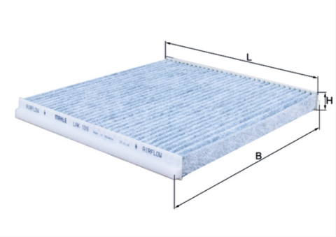 Filtre habitaclu - Filtru habitaclu cu carbon activ MAHLE LAK109