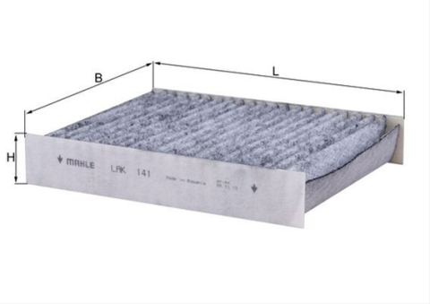 Filtre habitaclu - Filtru habitaclu cu carbon activ MAHLE LAK141