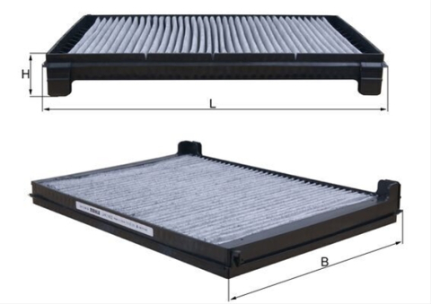 Filtre habitaclu - Filtru habitaclu cu carbon activ MAHLE LAK1422