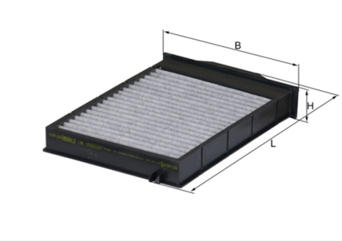 Filtre habitaclu - Filtru habitaclu cu carbon activ MAHLE LAK175