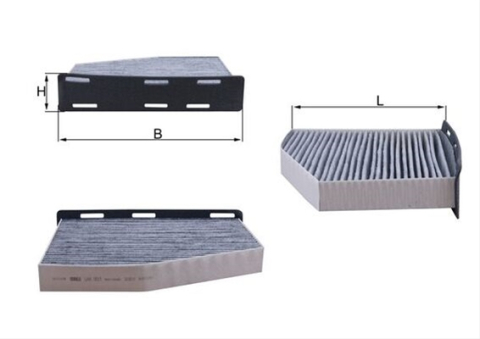 Filtre habitaclu - Filtru habitaclu cu carbon activ MAHLE LAK181/1