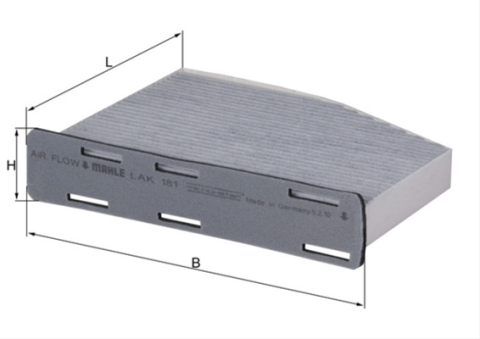 Filtre habitaclu - Filtru habitaclu cu carbon activ MAHLE LAK181