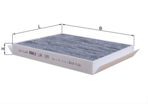 Filtre habitaclu - Filtru habitaclu cu carbon activ MAHLE LAK189