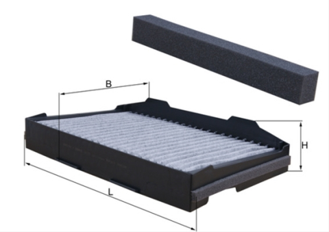 Filtre habitaclu - Filtru habitaclu cu carbon activ MAHLE LAK255