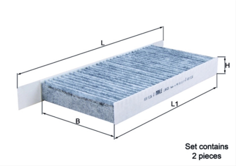 Filtre habitaclu - Filtru habitaclu cu carbon activ MAHLE LAK426/S