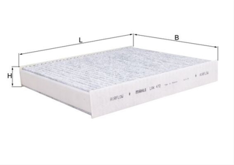 Filtre habitaclu - Filtru habitaclu cu carbon activ MAHLE LAK472