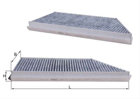 Filtre habitaclu - Filtru habitaclu cu carbon activ MAHLE LAK57