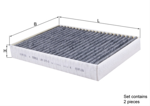Filtre habitaclu - Filtru habitaclu cu carbon activ MAHLE LAK675/2/S