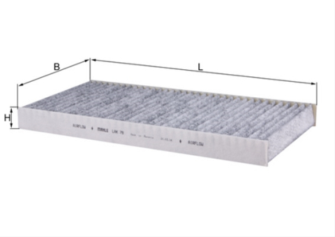 Filtru habitaclu cu carbon activ MAHLE LAK78 [1]