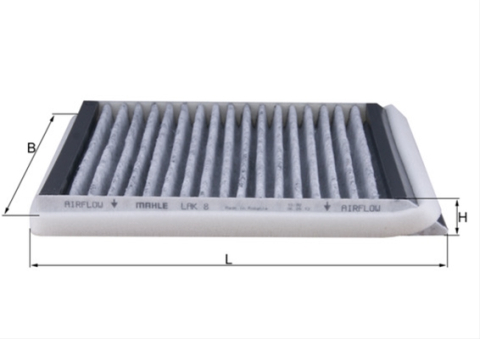 Filtre habitaclu - Filtru habitaclu cu carbon activ MAHLE LAK8