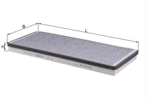 Filtru habitaclu cu carbon activ MAHLE LAK83 [2]