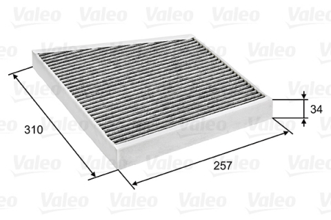 Filtru habitaclu cu carbon activ VALEO 698741 [1]
