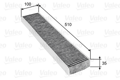 Filtru habitaclu cu carbon activ VALEO 698745 [2]