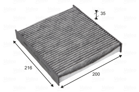 Filtru habitaclu cu carbon activ VALEO 715725 [4]