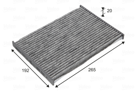 Filtru habitaclu cu carbon activ VALEO 715732 [4]
