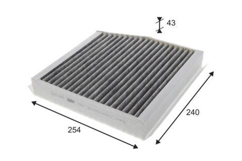 Filtru habitaclu cu carbon activ VALEO 715814 [4]
