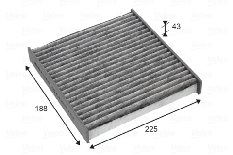 Filtru habitaclu cu carbon activ VALEO 715818 [5]