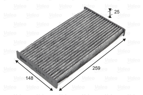 Filtre habitaclu - Filtru habitaclu cu carbon activ VALEO 715840