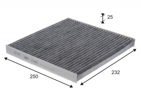 Filtru habitaclu cu carbon activ VALEO 715860 [2]