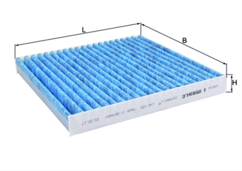 Filtre habitaclu - Filtru habitaclu cu polifenol MAHLE LAO430