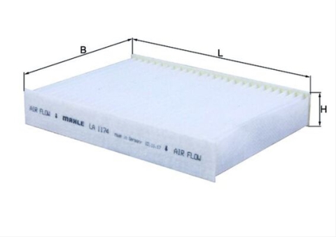 Filtru habitaclu MAHLE LA1174 [1]