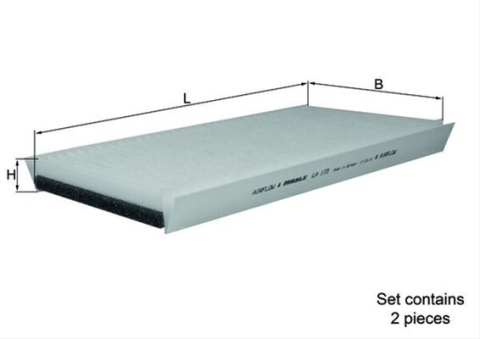 Filtre habitaclu - Filtru habitaclu MAHLE LA173/S