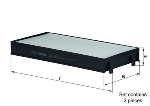 Filtre habitaclu - Filtru habitaclu MAHLE LA221/S
