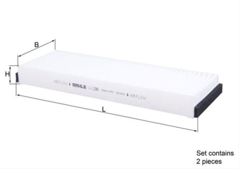 Filtre habitaclu - Filtru habitaclu MAHLE LA239/S