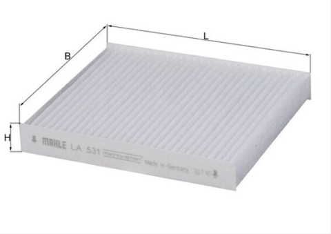 Filtre habitaclu - Filtru habitaclu MAHLE LA531