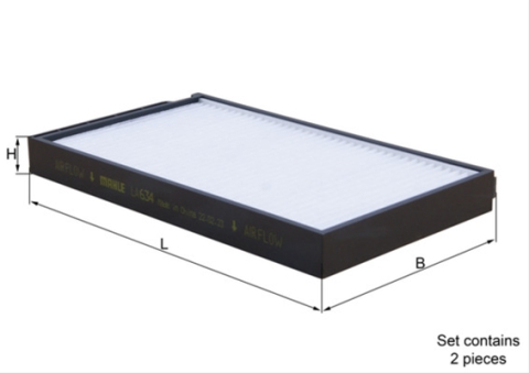 Filtre habitaclu - Filtru habitaclu MAHLE LA634/S