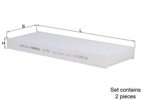 Filtre habitaclu - Filtru habitaclu MAHLE LA921/S