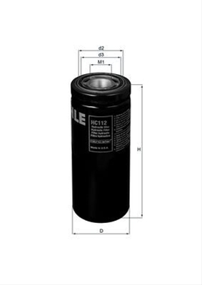Filtre hidraulice - Filtru hidraulic MAHLE HC112