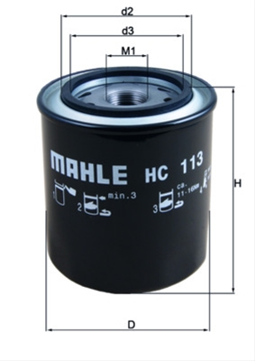 Filtre hidraulice - Filtru hidraulic MAHLE HC113