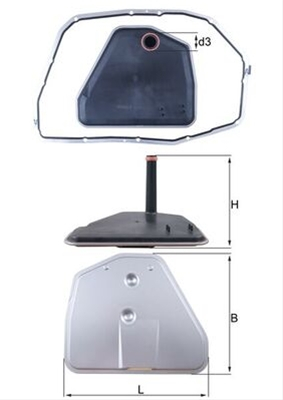Piese auto - Filtru hidraulic MAHLE HX164D1