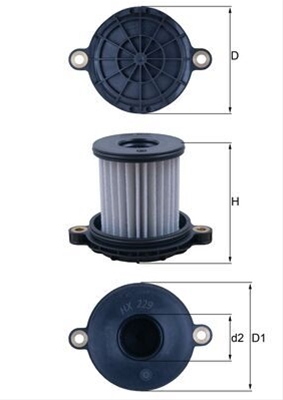 Piese auto - Filtru hidraulic MAHLE HX229