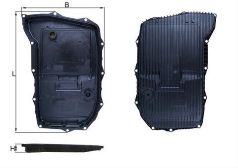 Piese auto - Filtru hidraulic MAHLE HX255