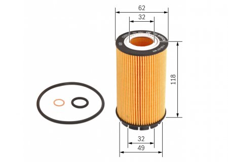 Conex - Filtru ulei BOSCH F026407069
